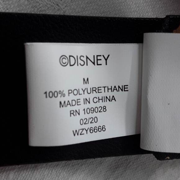 NWT! Disney (Women's Medium) Minnie Mouse Cheetah Print Gold Buckle Belt - Picture 7 of 8